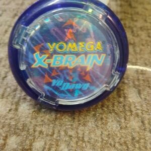 Yomega X-Brain "Yo Dawg" Yo-Yo Blue 2000 McDonald's RARE Vintage Collectible Toy